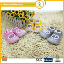 Hot sale new style anti-slip rubber sole baby sock shoes